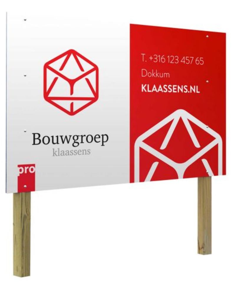 Reclameborden, ook voor je bouwproject